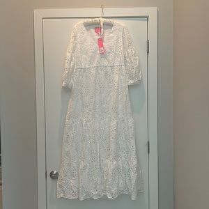 Lily Pulitzer white eyelet dress